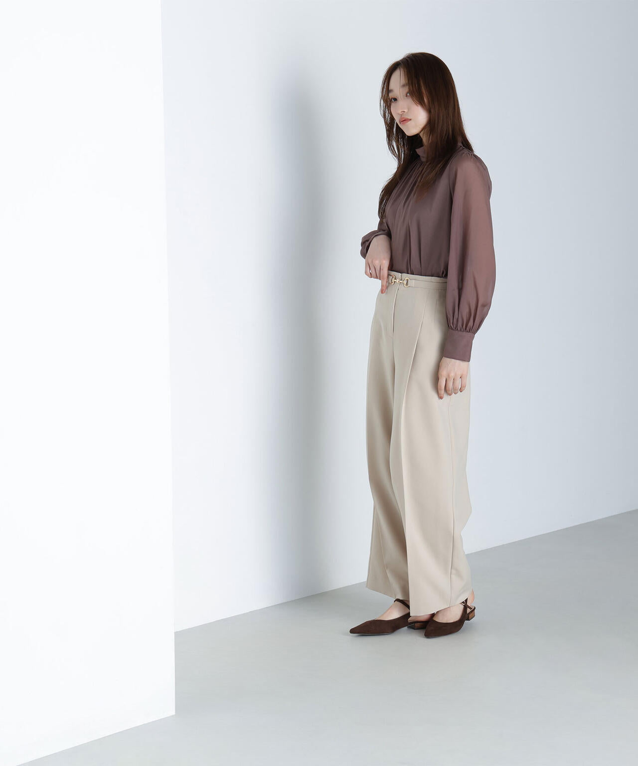 ビットベルトワイドパンツ