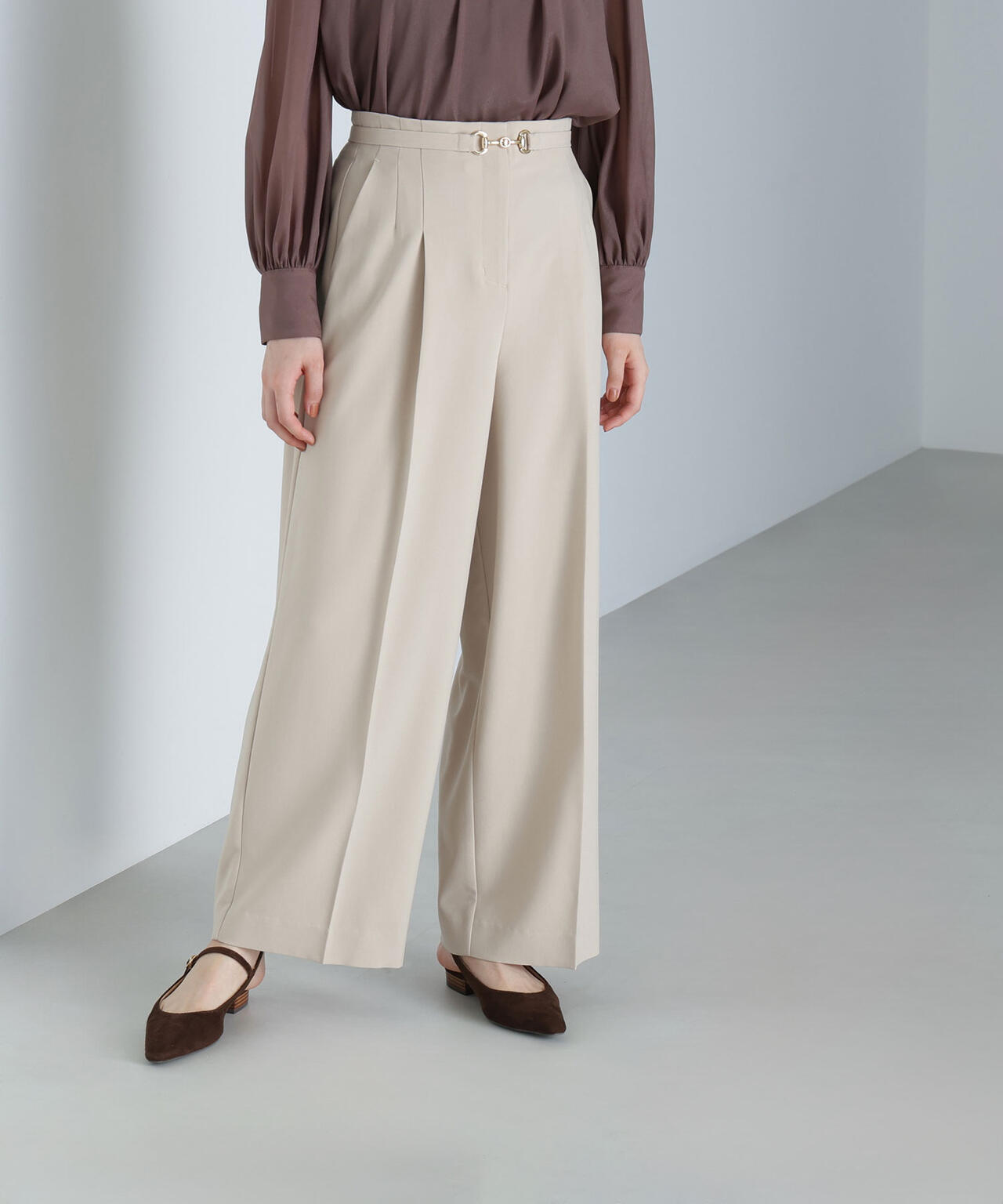 ビットベルトワイドパンツ