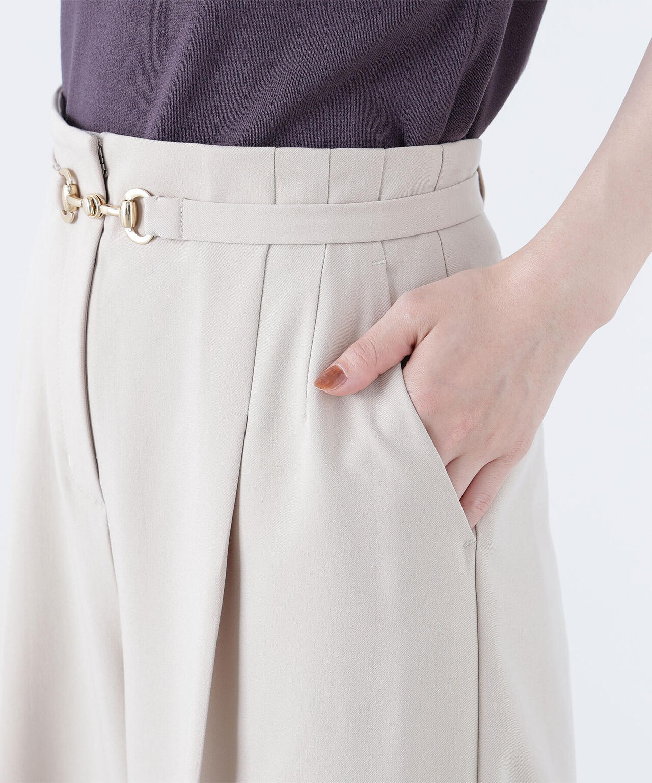 ビットベルトワイドパンツ