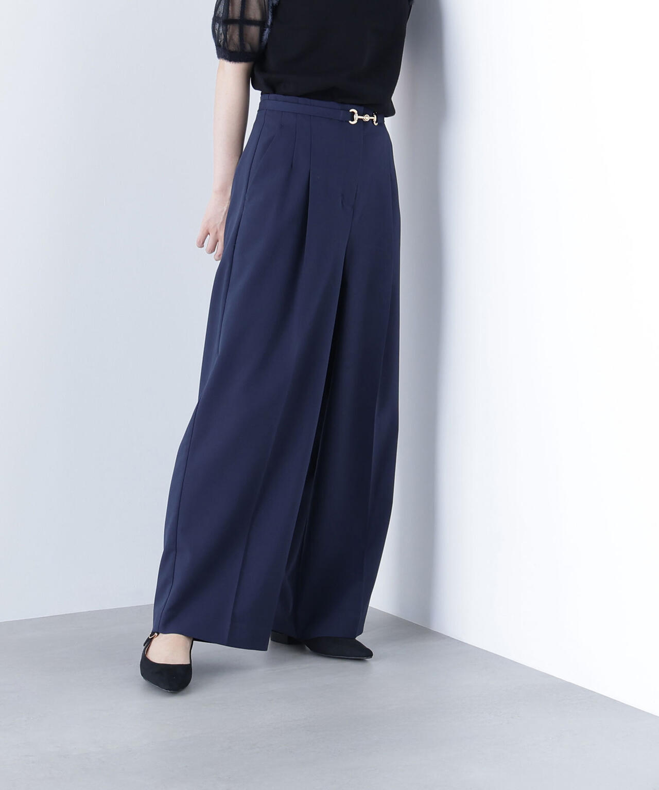 ビットベルトワイドパンツ