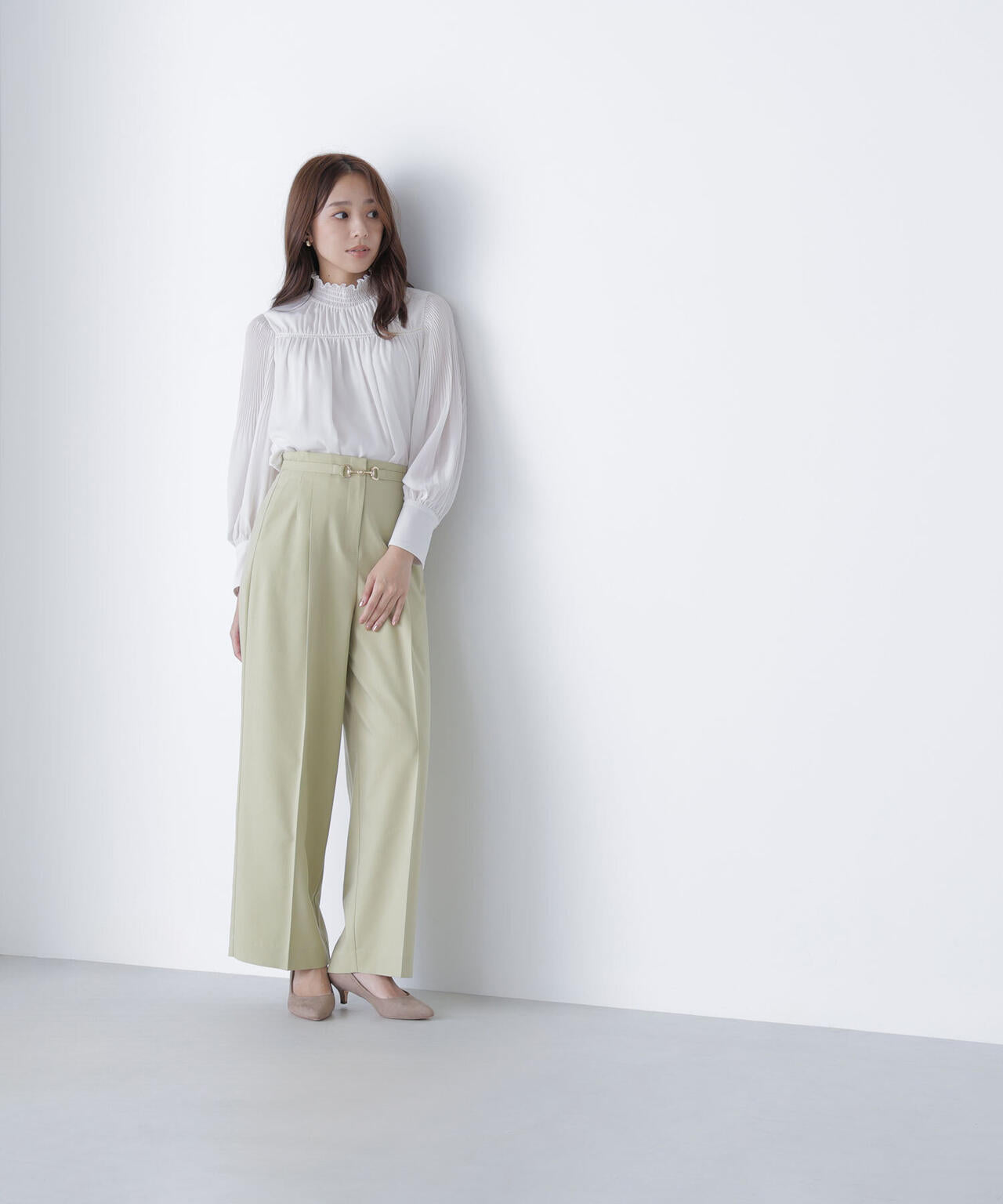 ビットベルトワイドパンツ