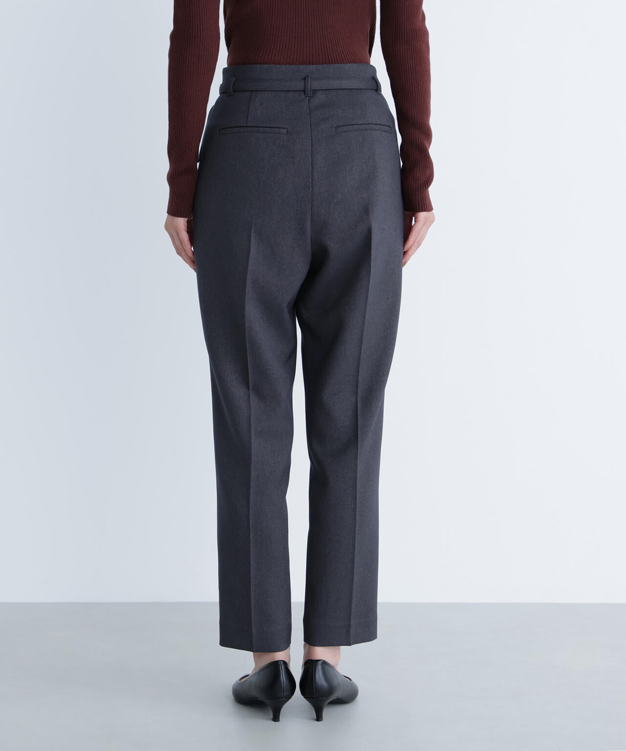 ウーステッドライクツイル SETUP テーパードパンツ