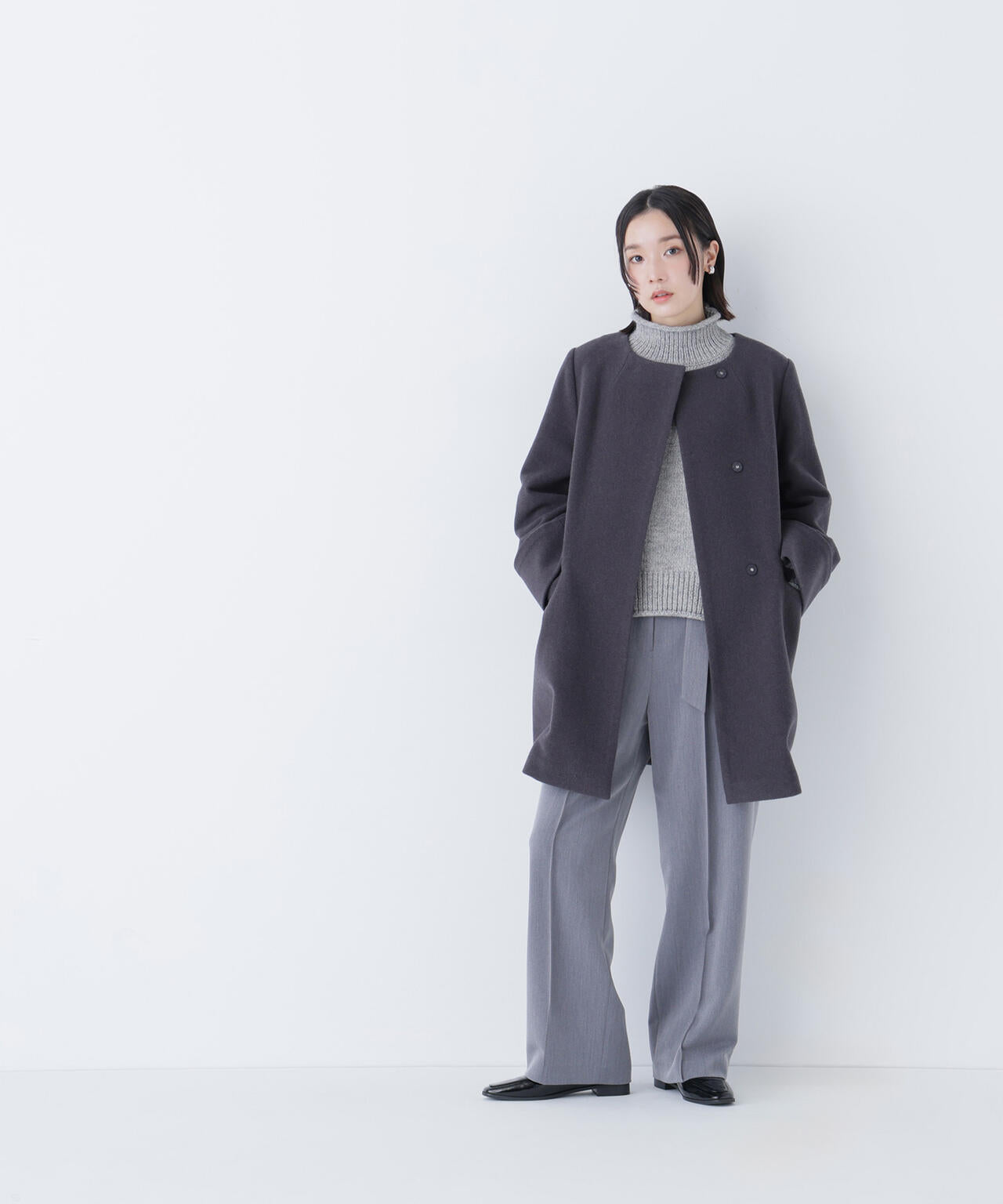 【Oggi掲載】コンパクトベスト セットアップ ワイドストレートパンツ