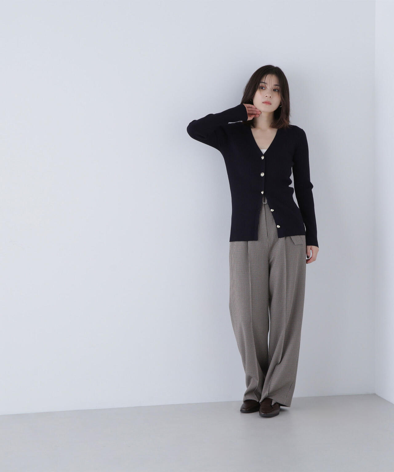 【Oggi掲載】コンパクトベスト セットアップ ワイドストレートパンツ