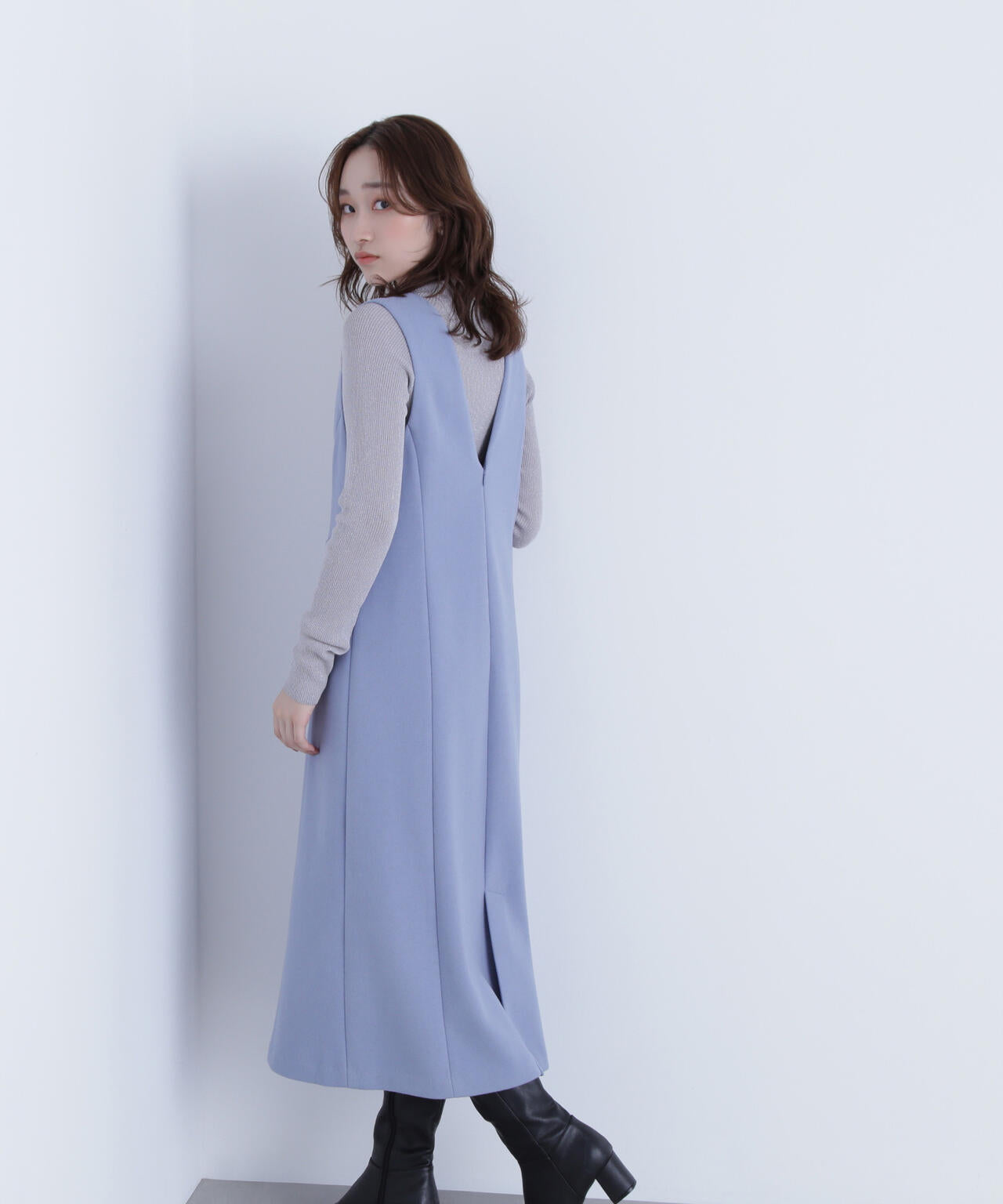 圧縮ジャージーシリーズ ジャンパースカート