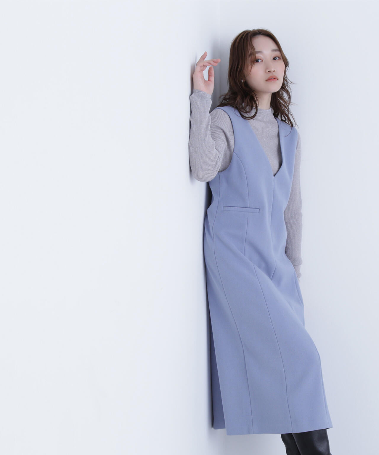 圧縮ジャージーシリーズ ジャンパースカート