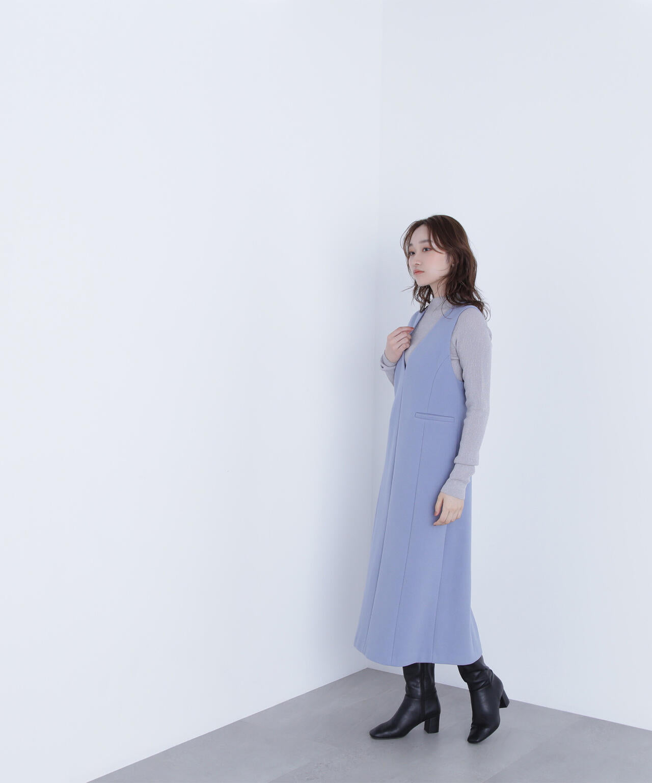 圧縮ジャージーシリーズ ジャンパースカート