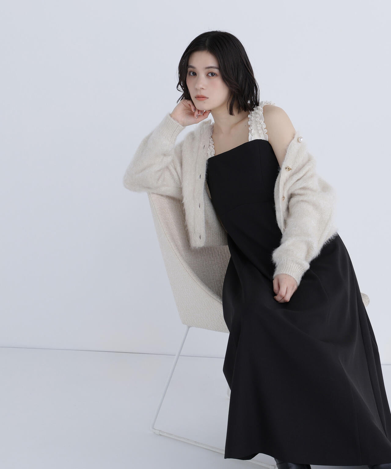 【白宮みずほさんコラボ】フリルショルダージャンスカ