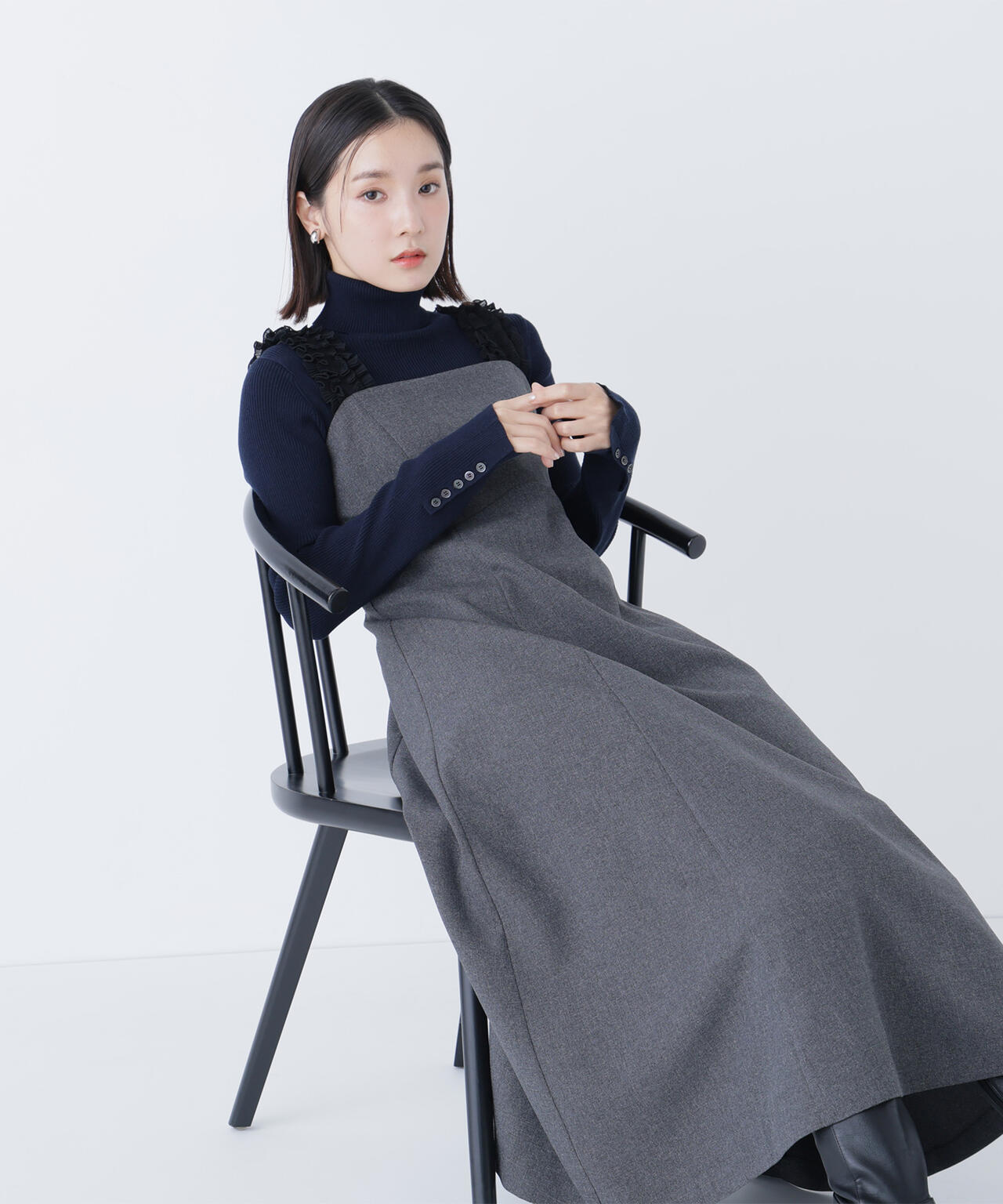 【白宮みずほさんコラボ】フリルショルダージャンスカ