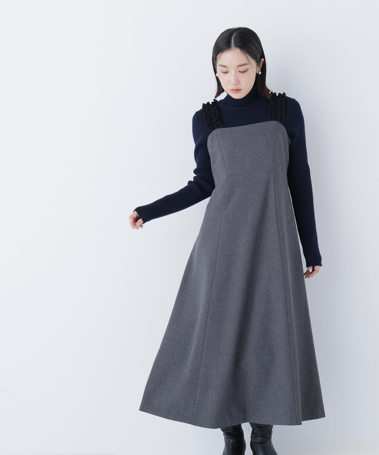 【白宮みずほさんコラボ】フリルショルダージャンスカ