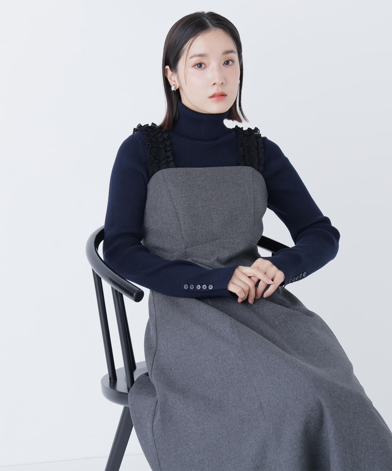 【白宮みずほさんコラボ】フリルショルダージャンスカ