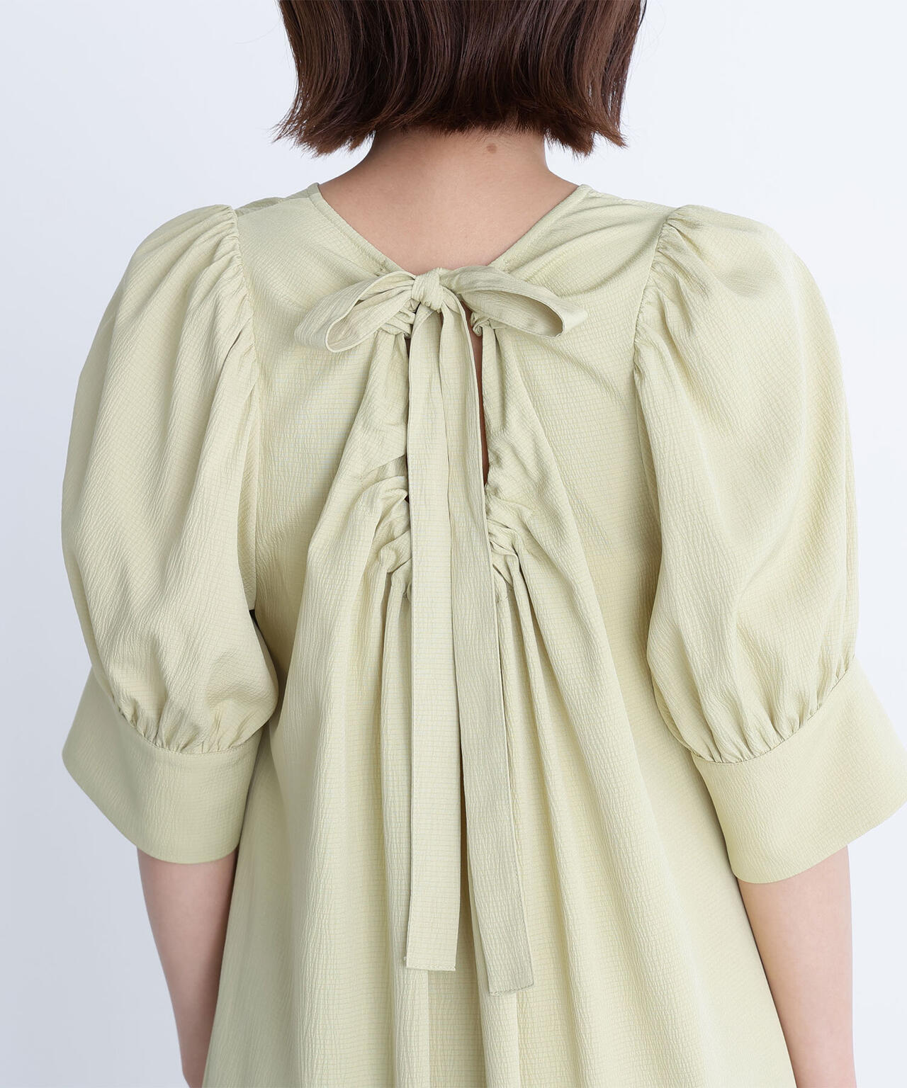 バックリボンリラクシーワンピース