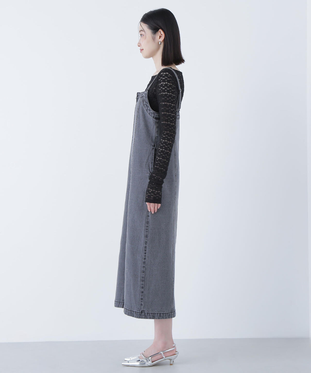 デニムナローキャミワンピース