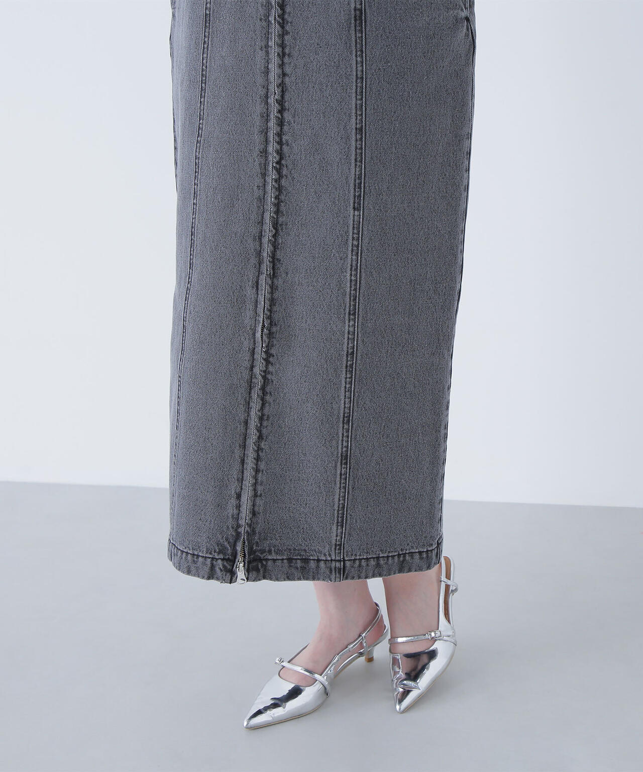 デニムナローキャミワンピース