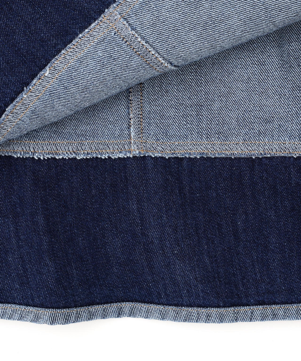 デニムフレアキャミワンピース