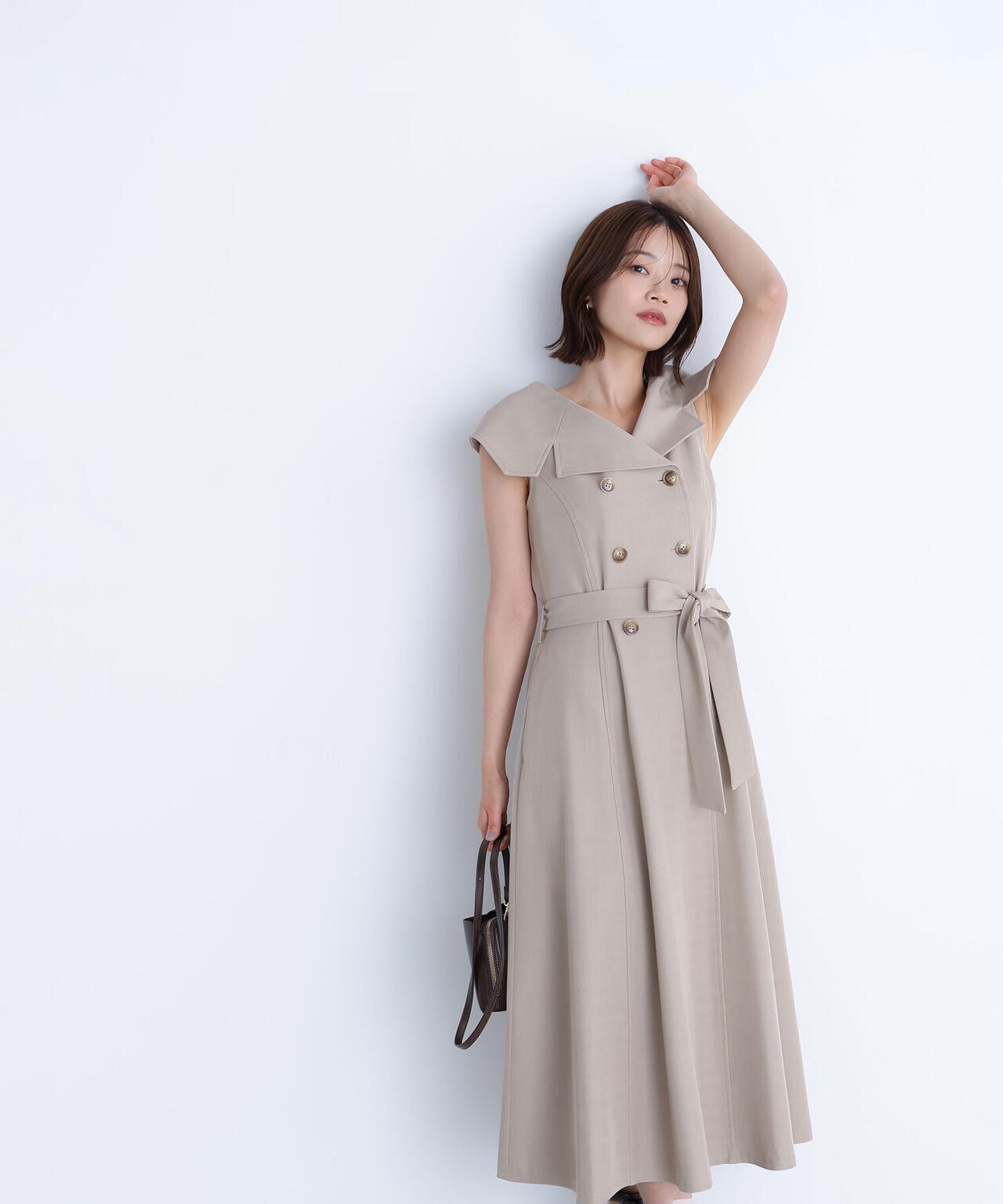 トレンチディテールワンピース