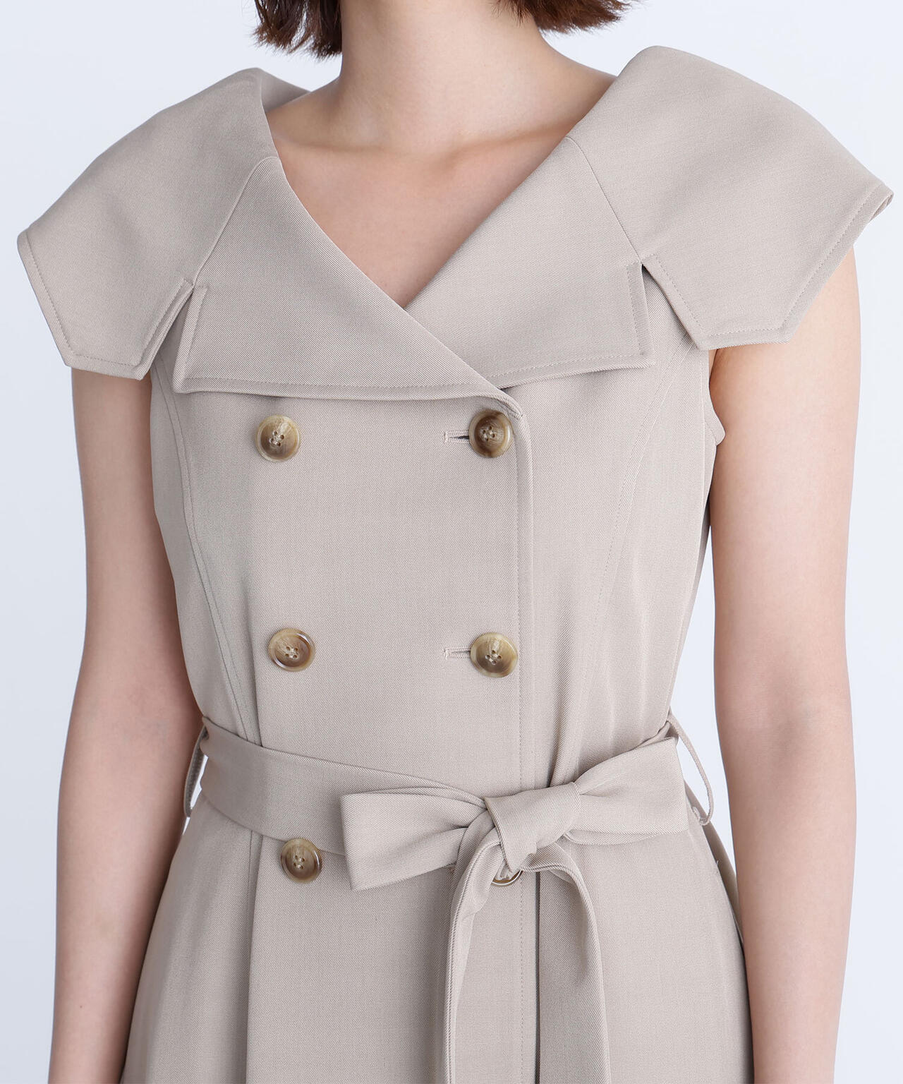 トレンチディテールワンピース