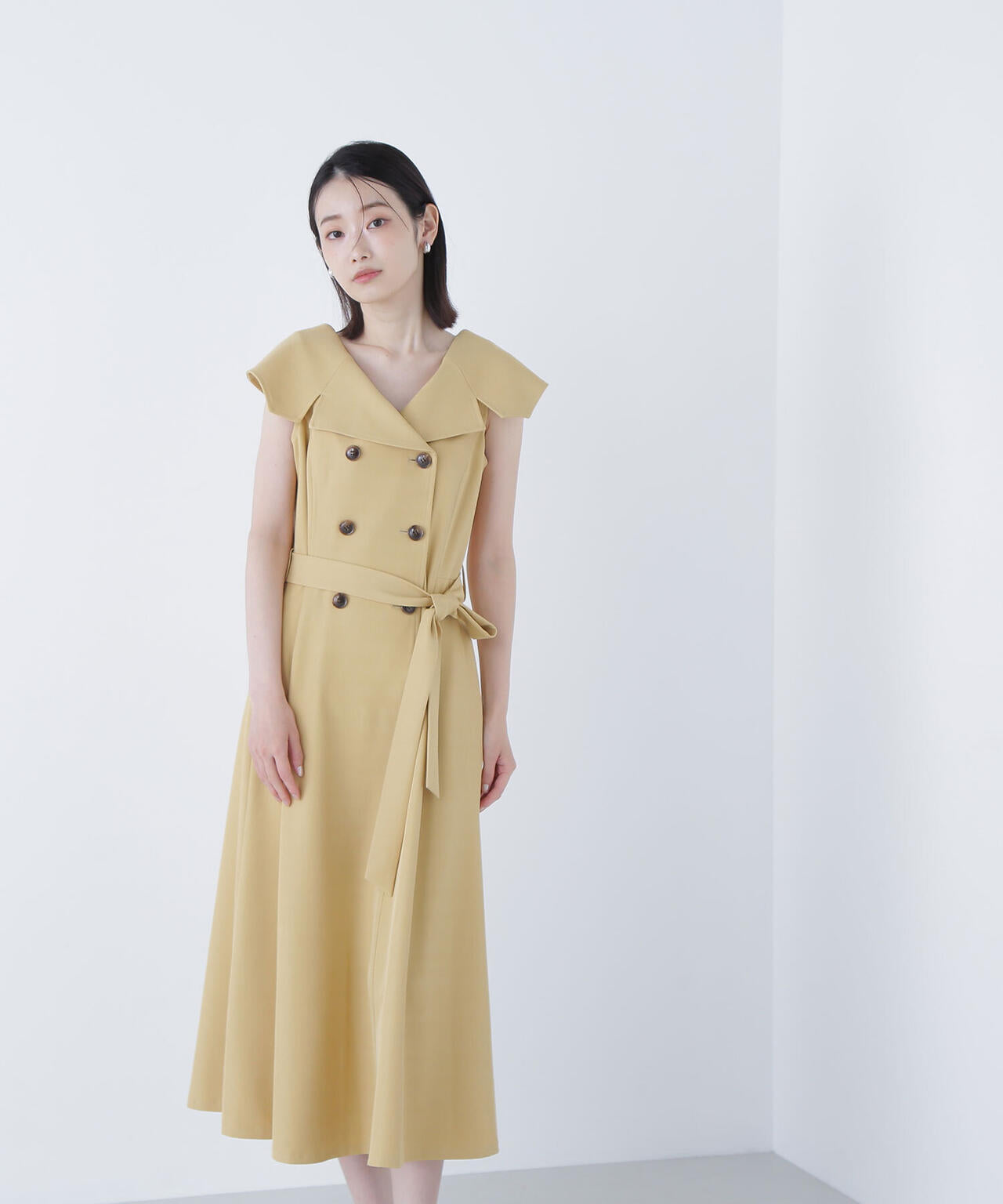トレンチディテールワンピース