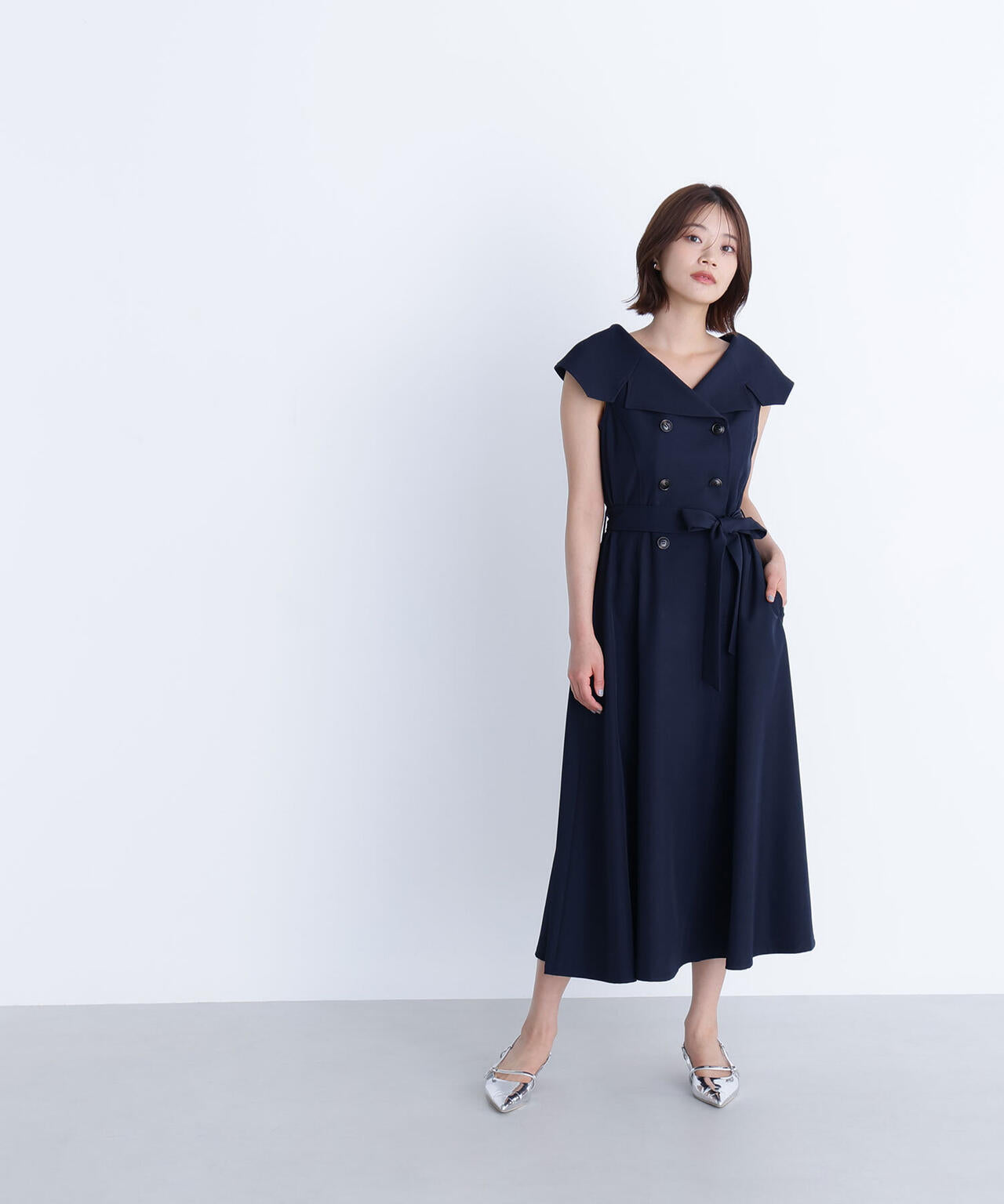 トレンチディテールワンピース