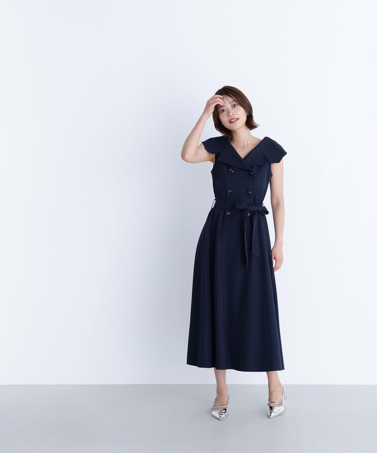 トレンチディテールワンピース