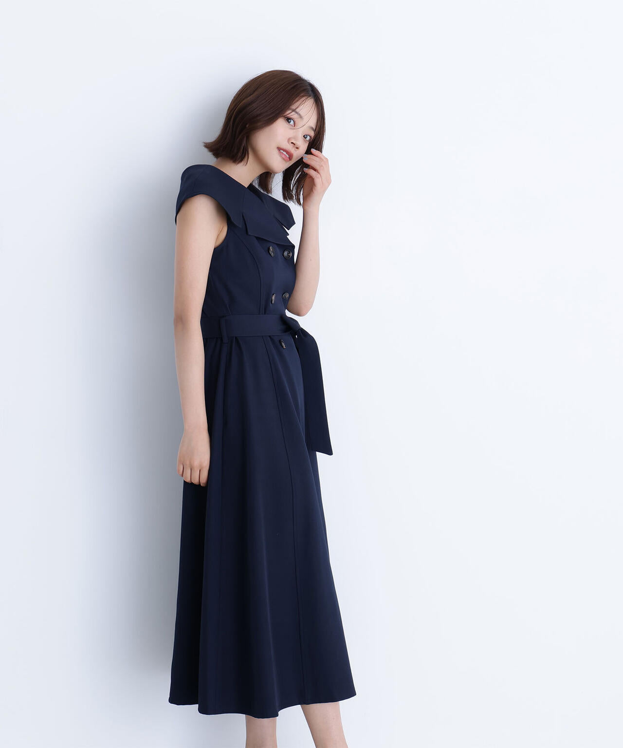 トレンチディテールワンピース