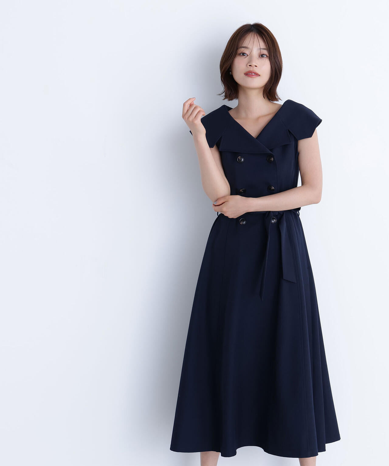 トレンチディテールワンピース