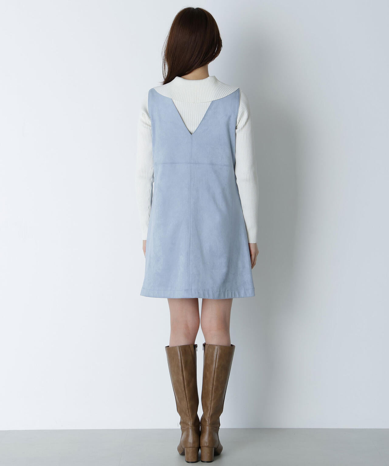 フェイクスウェードミニジャンスカ