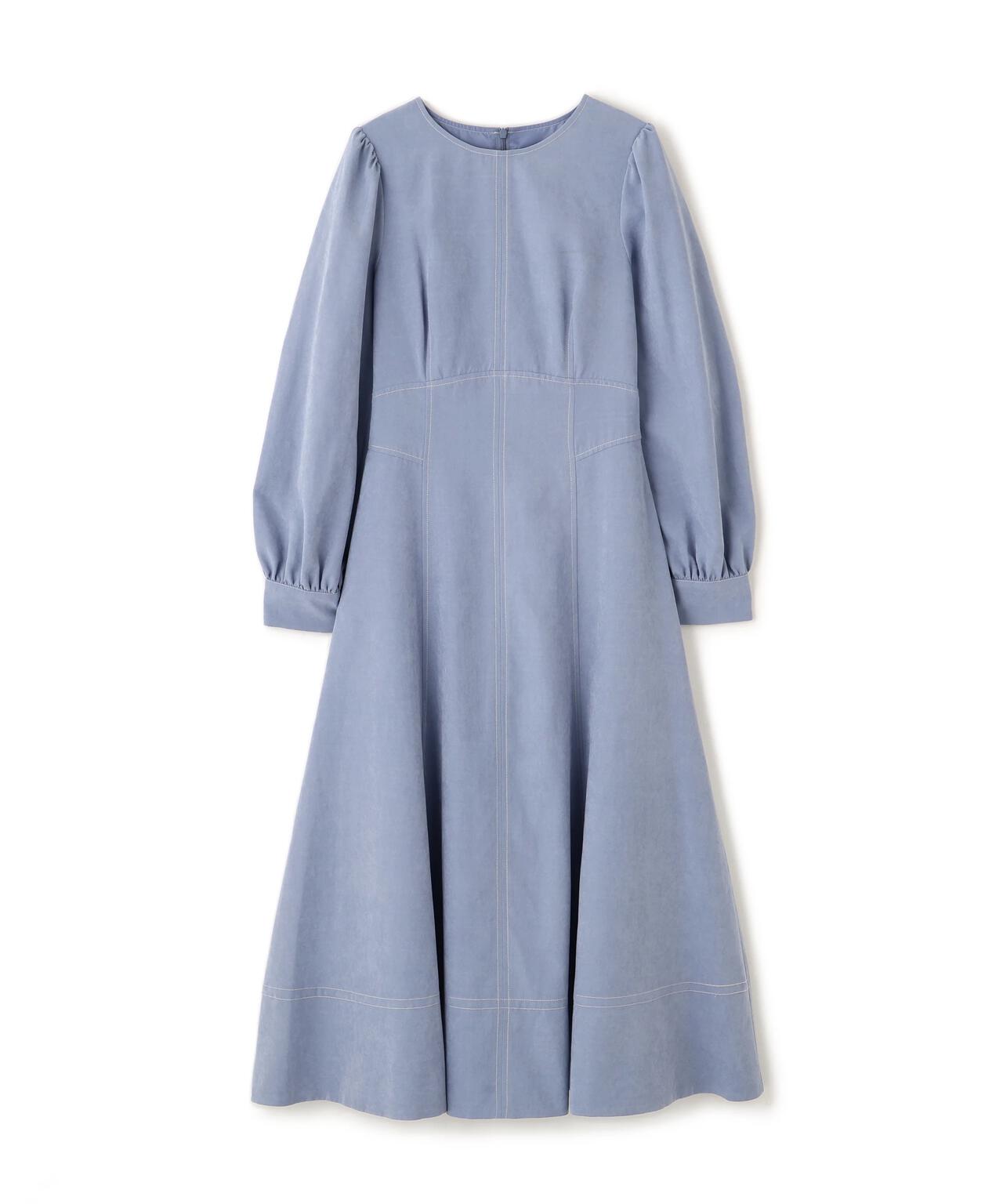 バイカラーステッチワンピース