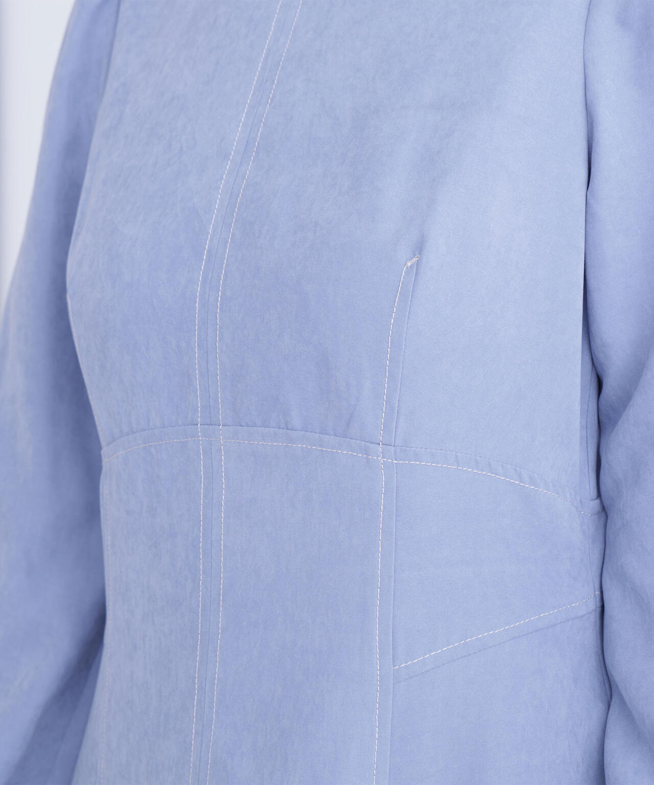 バイカラーステッチワンピース