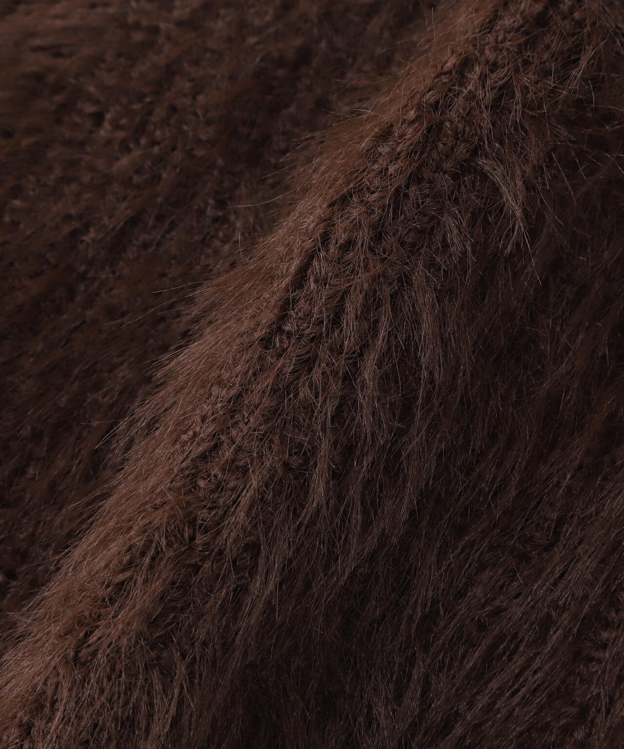 シャギーカーデセットニットワンピース