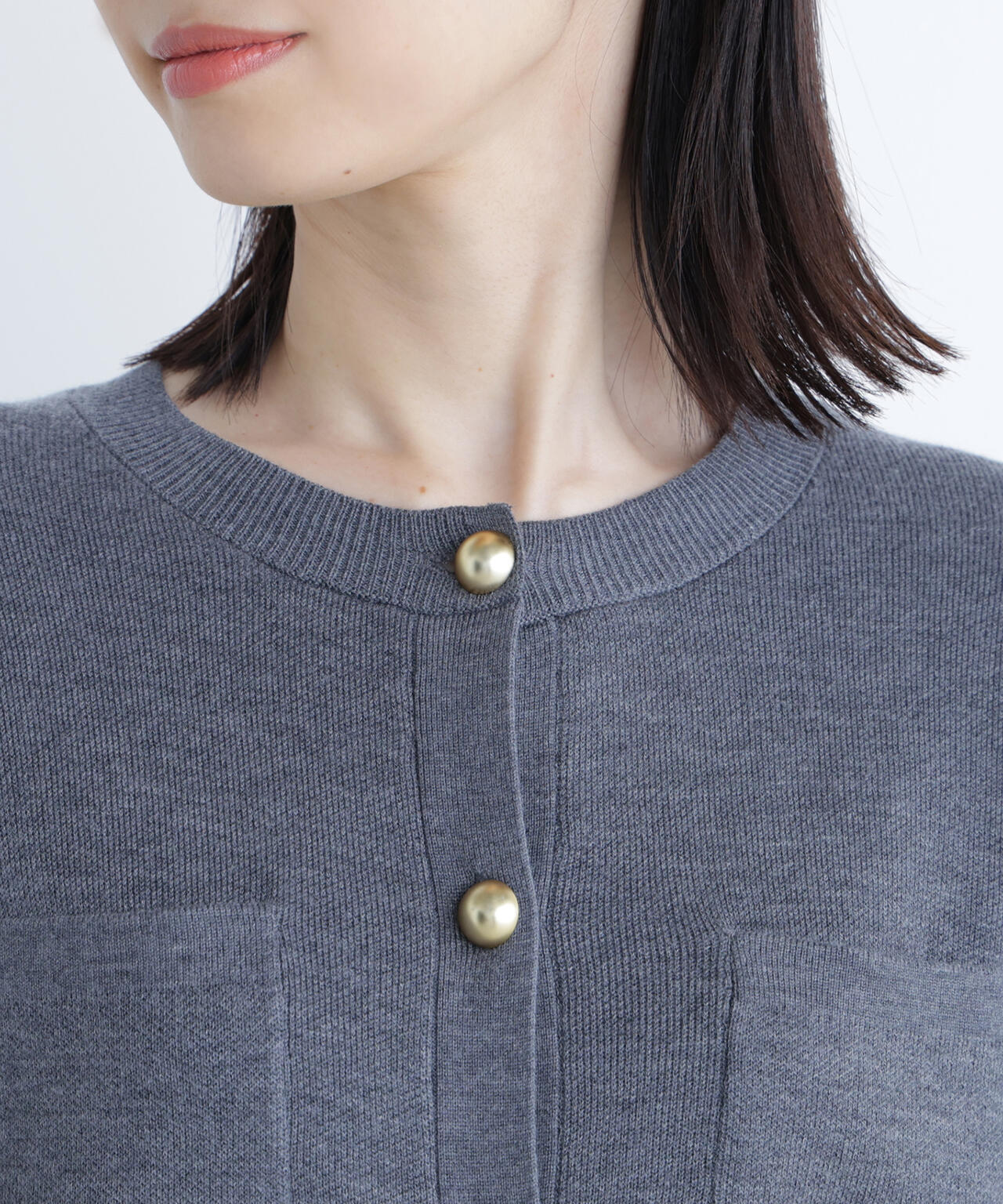 【Oggi掲載】【大宮ルミネ・mix.tokyo 限定カラー:ネイビー】ダブルフェイスニットセットアップ