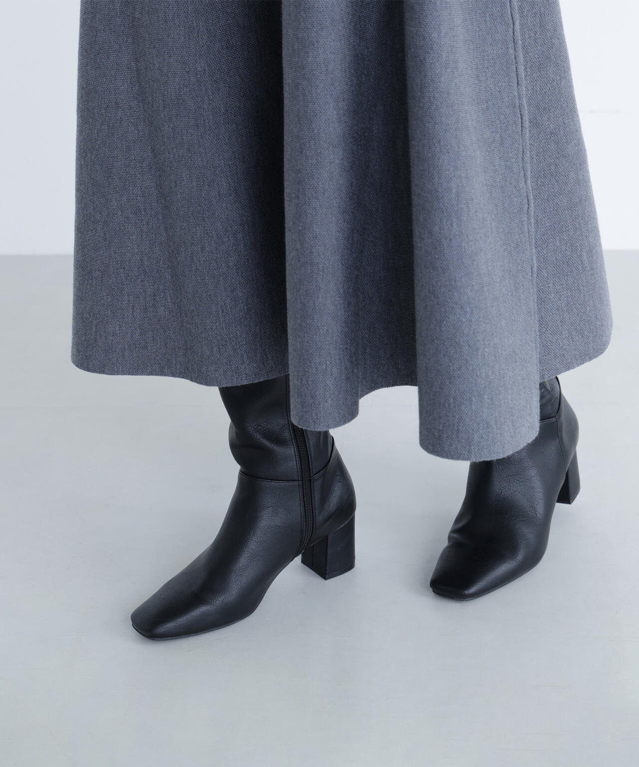 【Oggi掲載】【大宮ルミネ・mix.tokyo 限定カラー:ネイビー】ダブルフェイスニットセットアップ