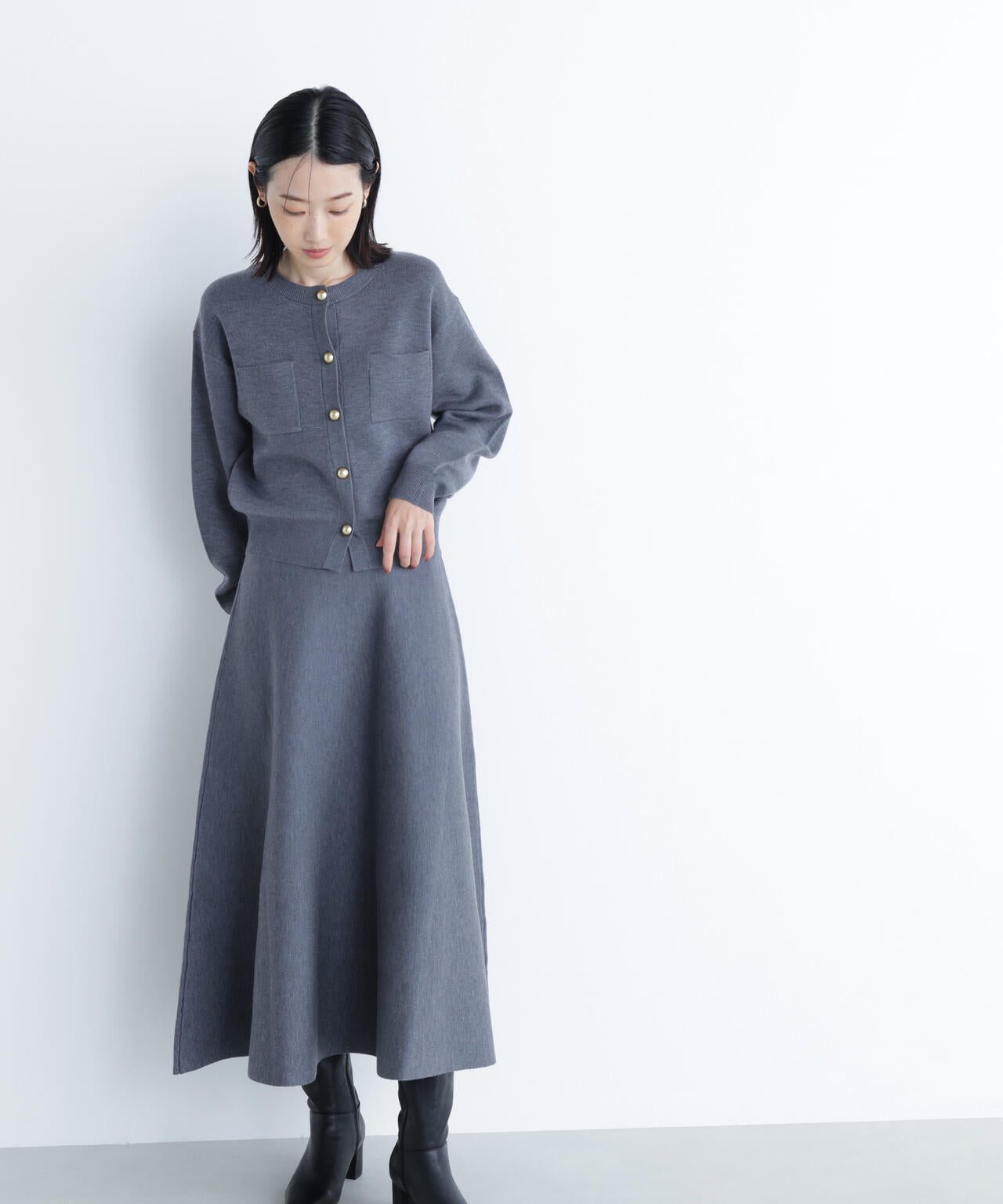 【Oggi掲載】ダブルフェイスニットセットアップ