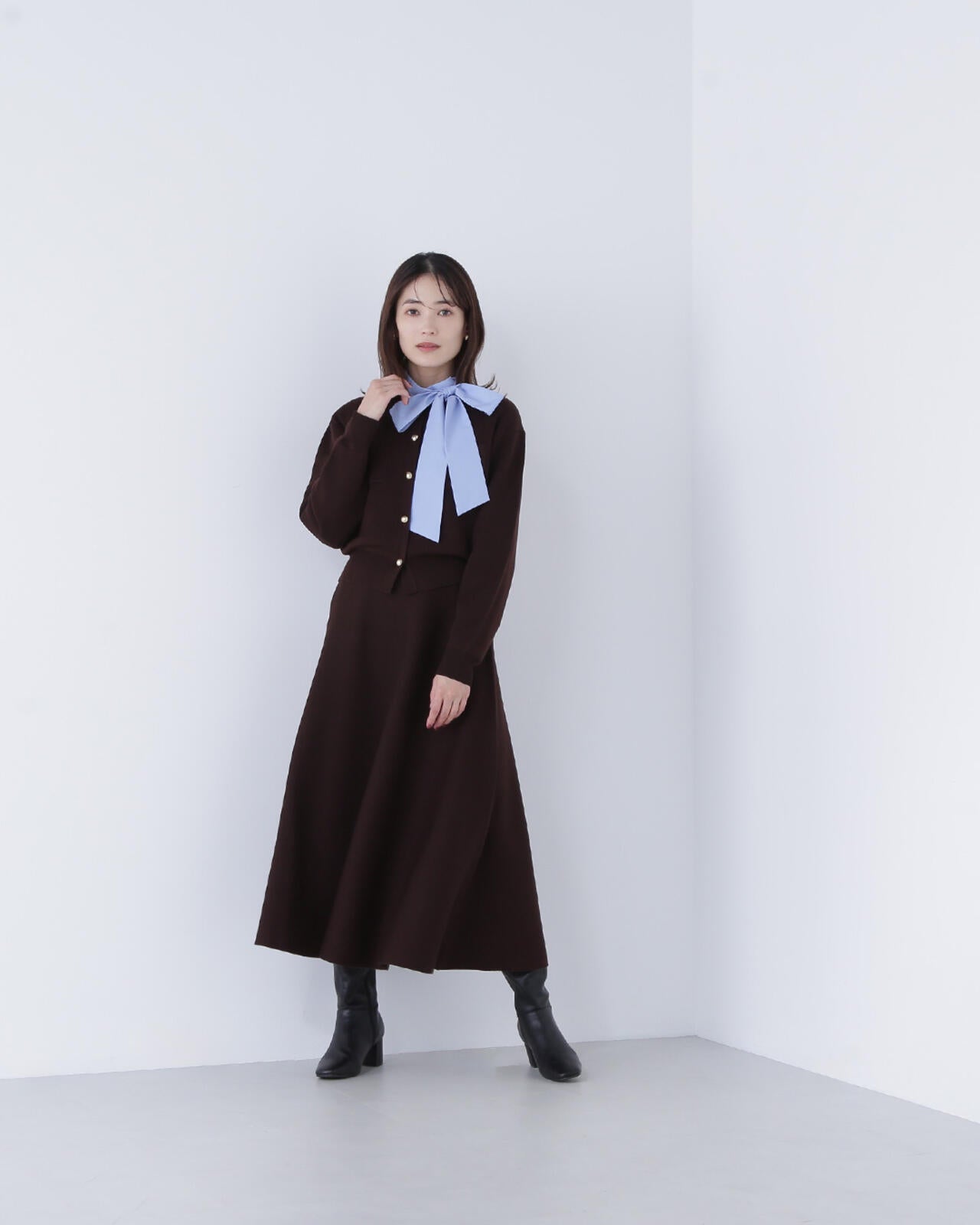 【Oggi掲載】ダブルフェイスニットセットアップ