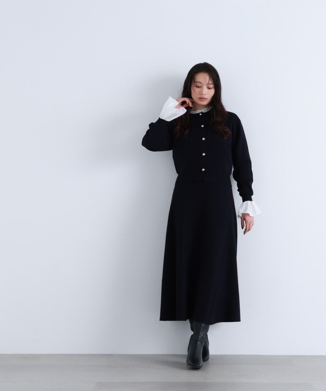 【Oggi掲載】ダブルフェイスニットセットアップ