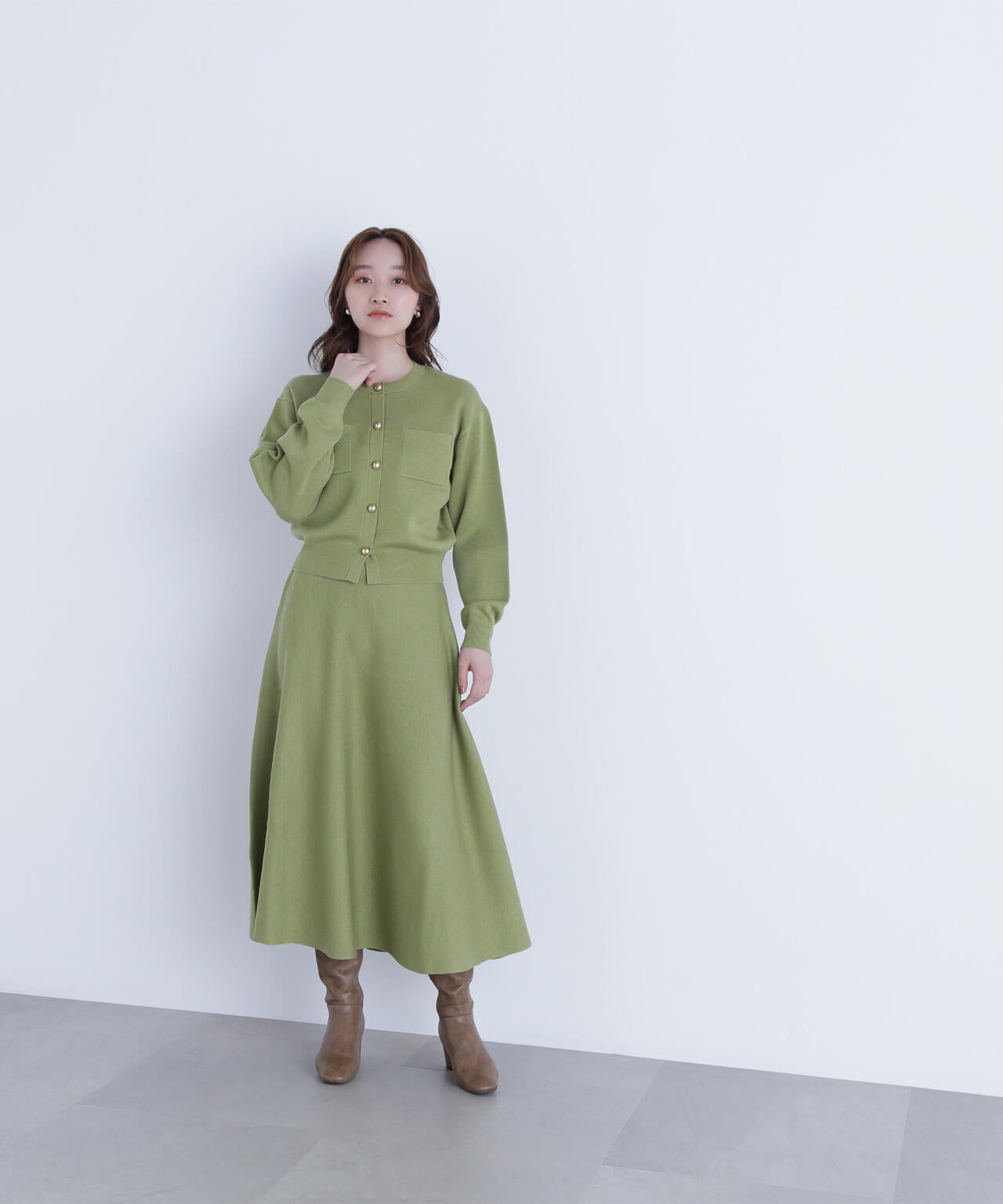 【Oggi掲載】ダブルフェイスニットセットアップ