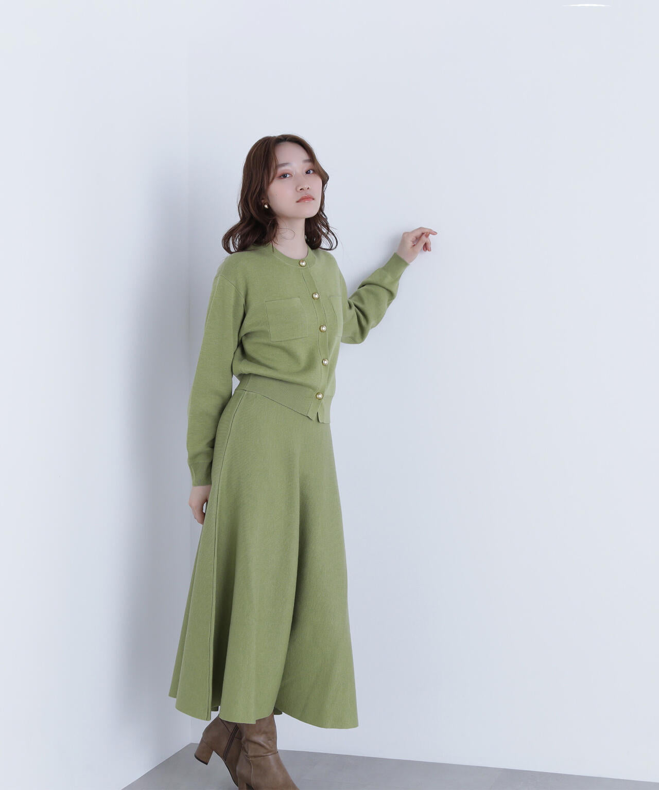 【Oggi掲載】ダブルフェイスニットセットアップ