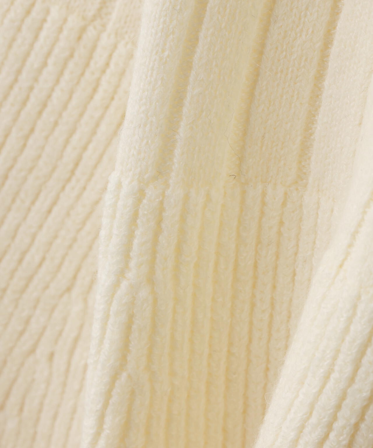 バイカラーニットジャケット&スカート