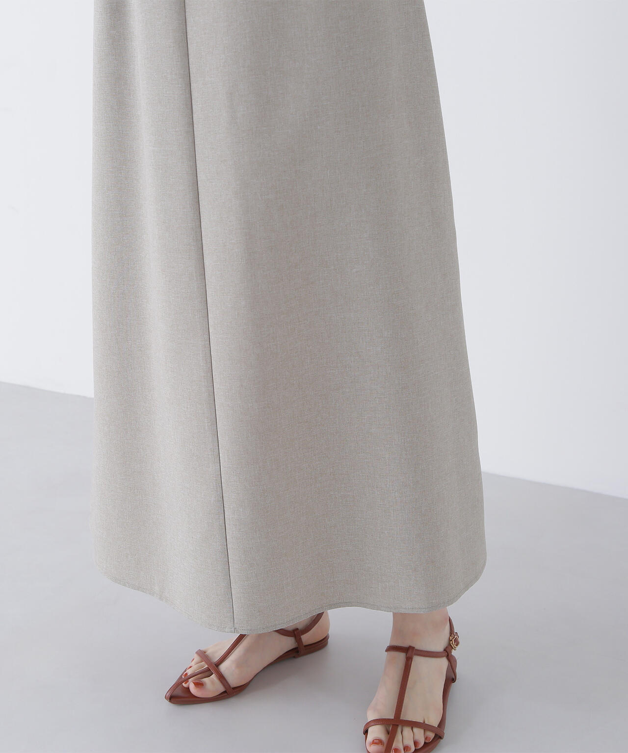 透かし編みニット&アメスリワンピース