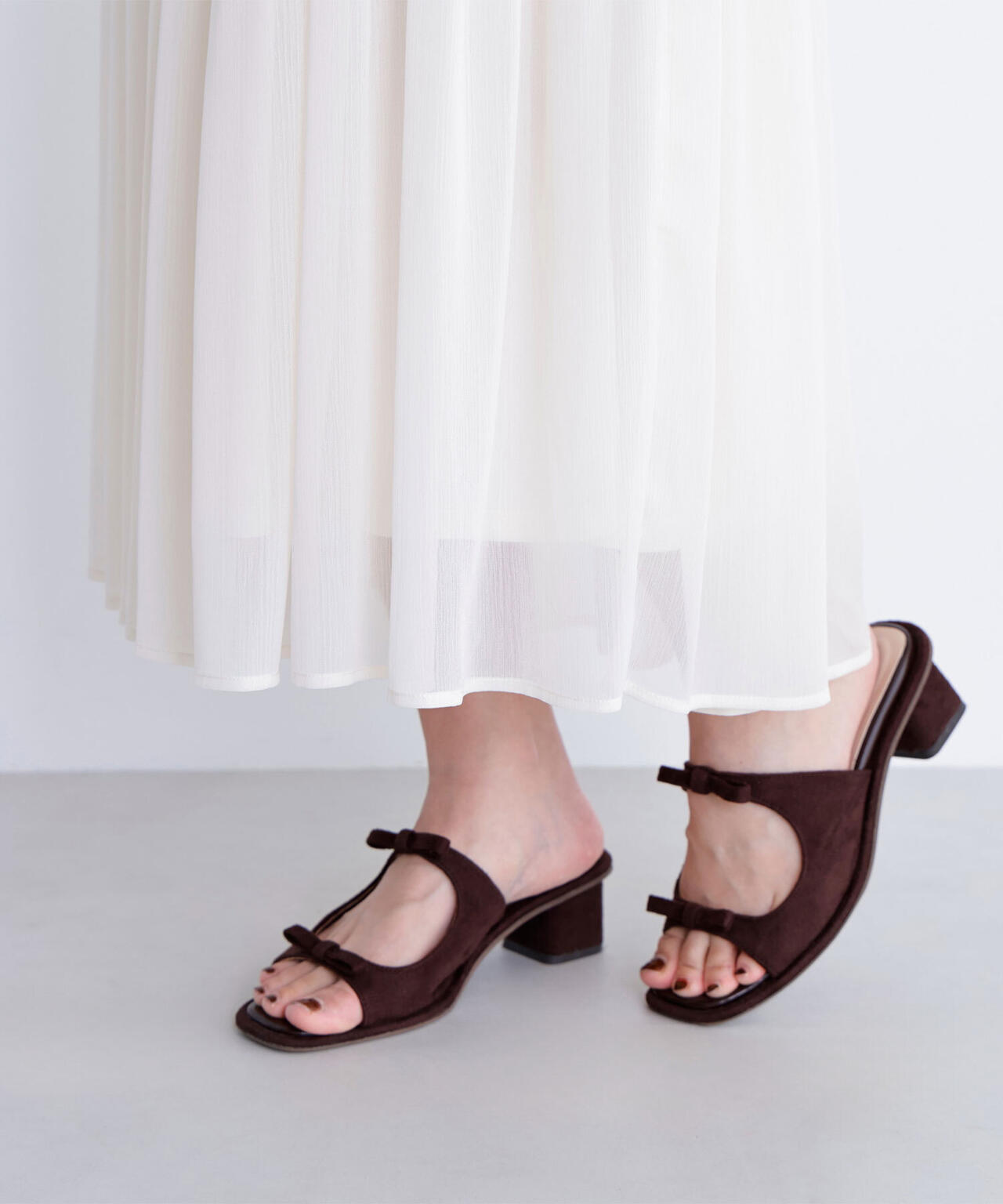 アシメカラードッキングワンピース