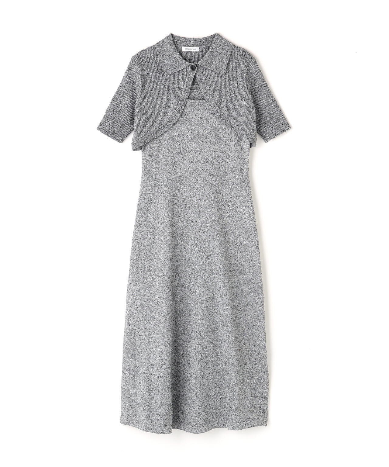 ショートボレロセットニットワンピース