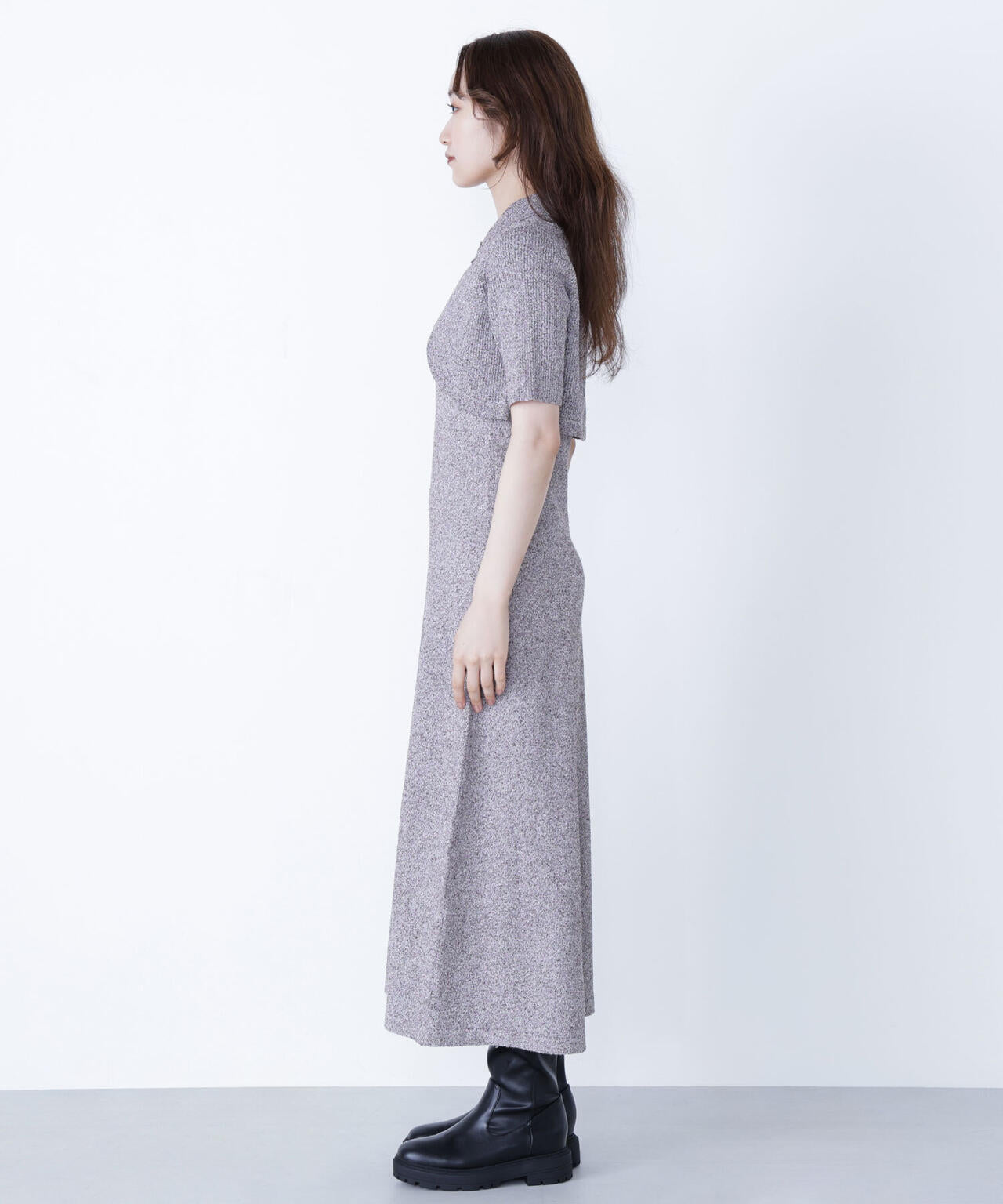 ショートボレロセットニットワンピース