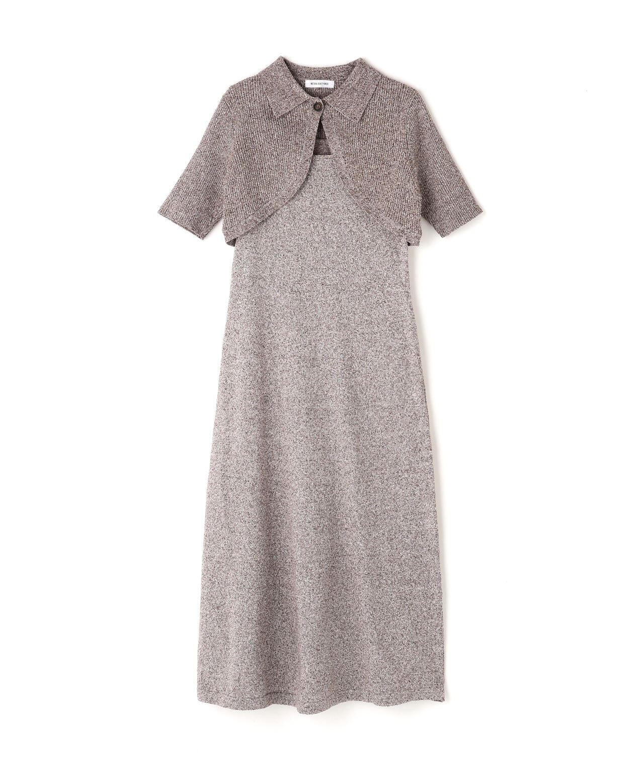 ショートボレロセットニットワンピース