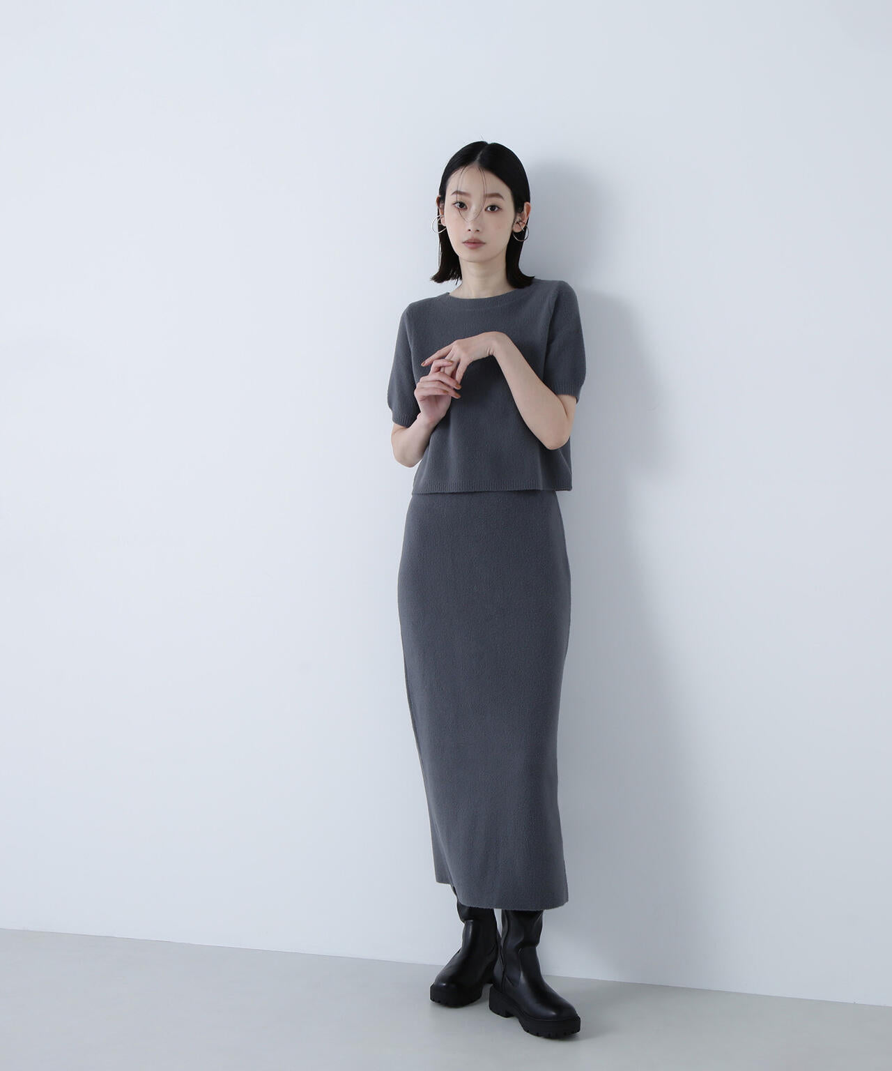 フェザーニットセットアップ