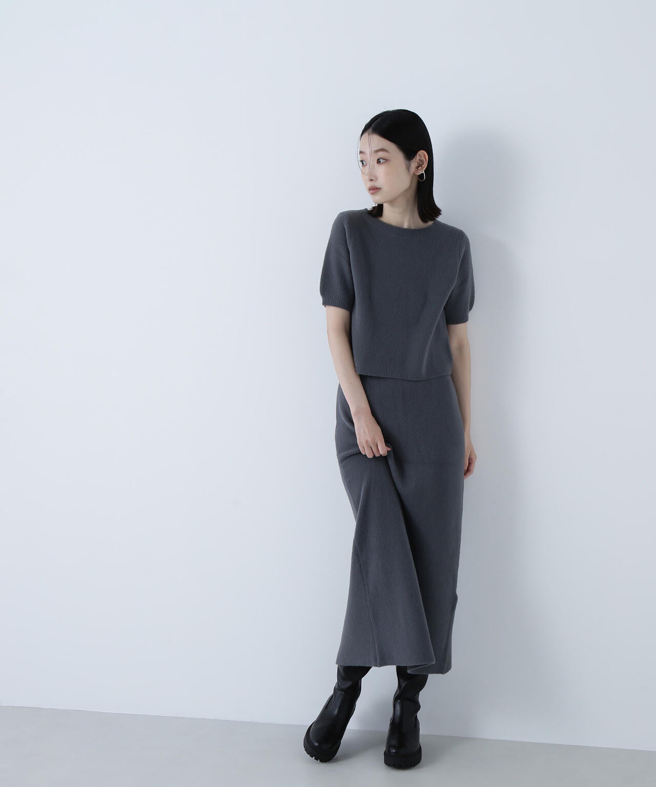 フェザーニットセットアップ