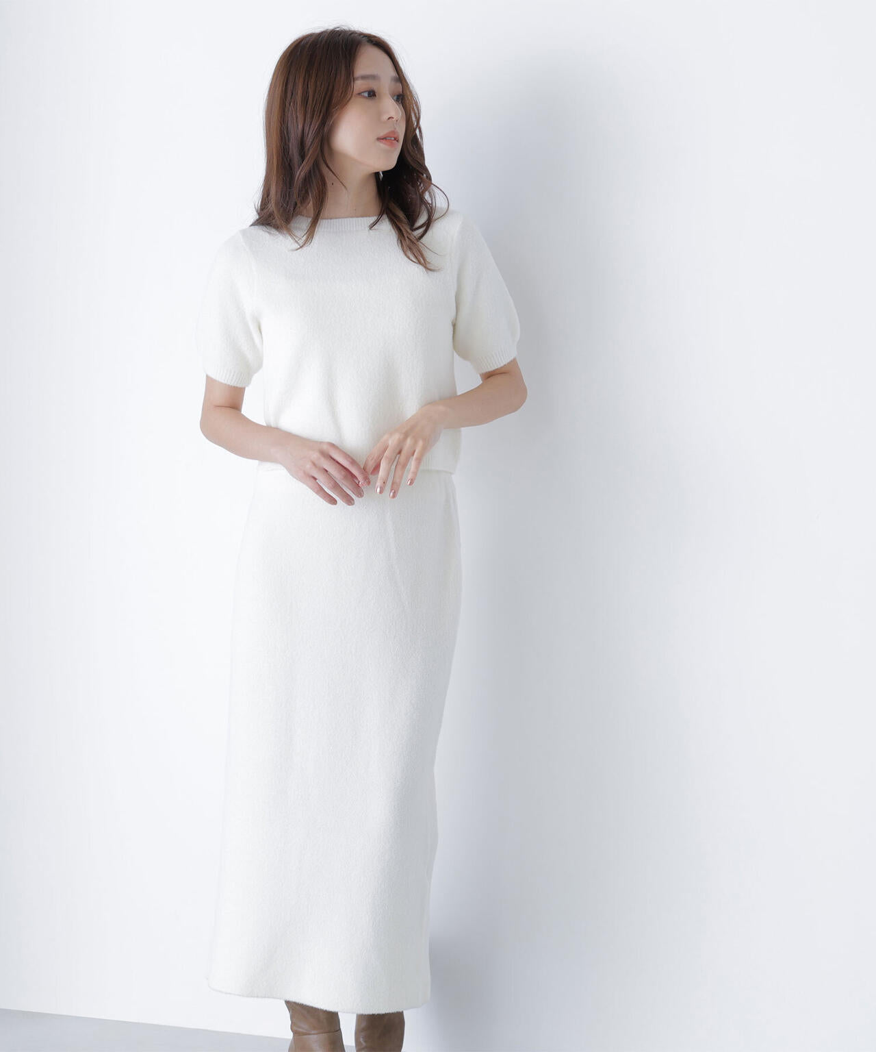 フェザーニットセットアップ