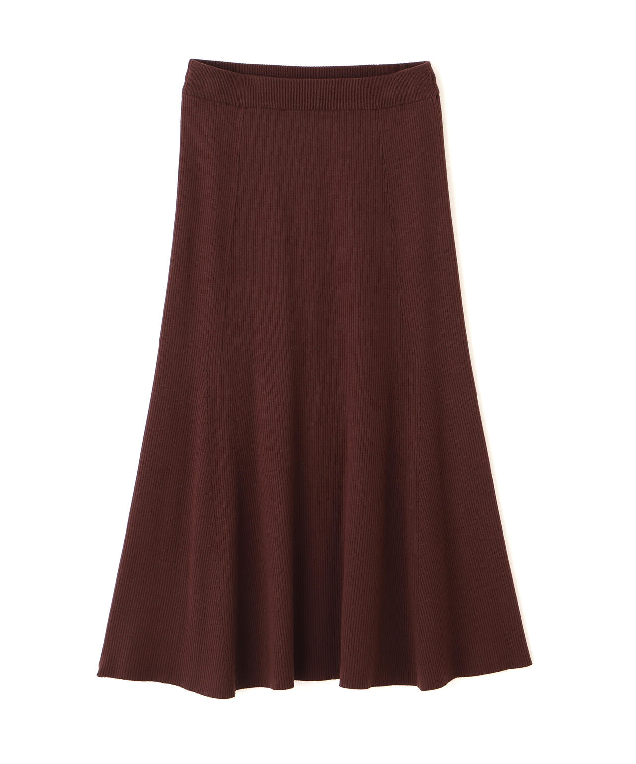 バイカラーニットカーデ&スカート