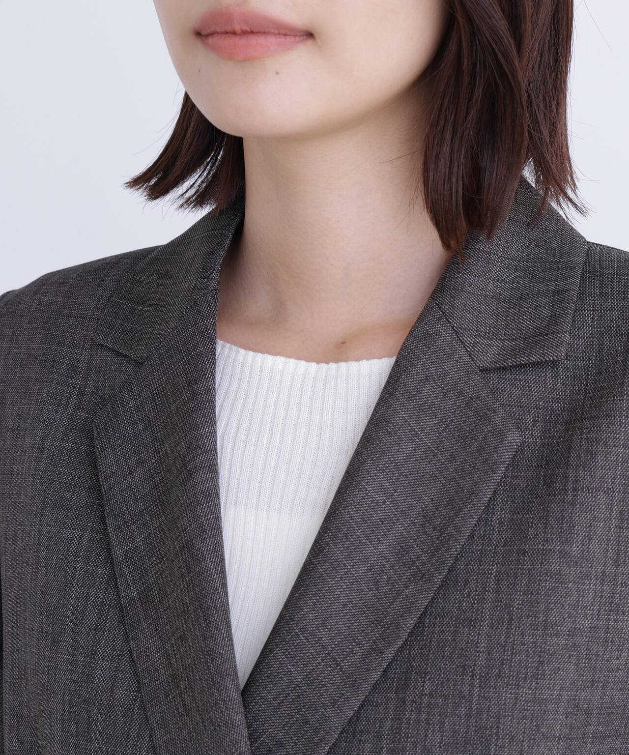 シャークスキン SETUPダブルブレストジャケット