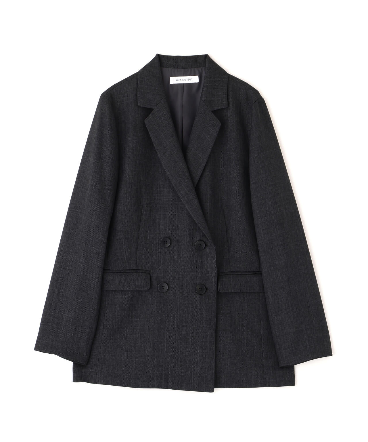 シャークスキン SETUPダブルブレストジャケット