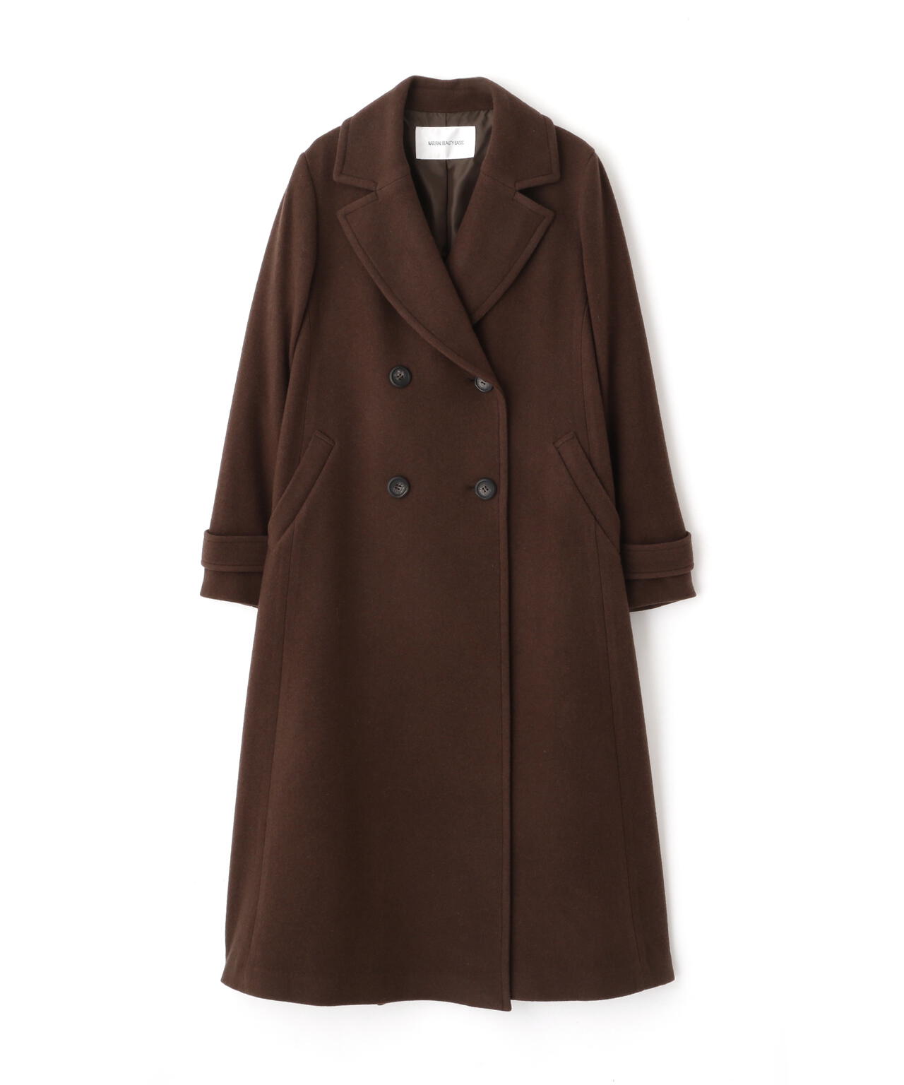 ビッグカラーダブルチェスターコート